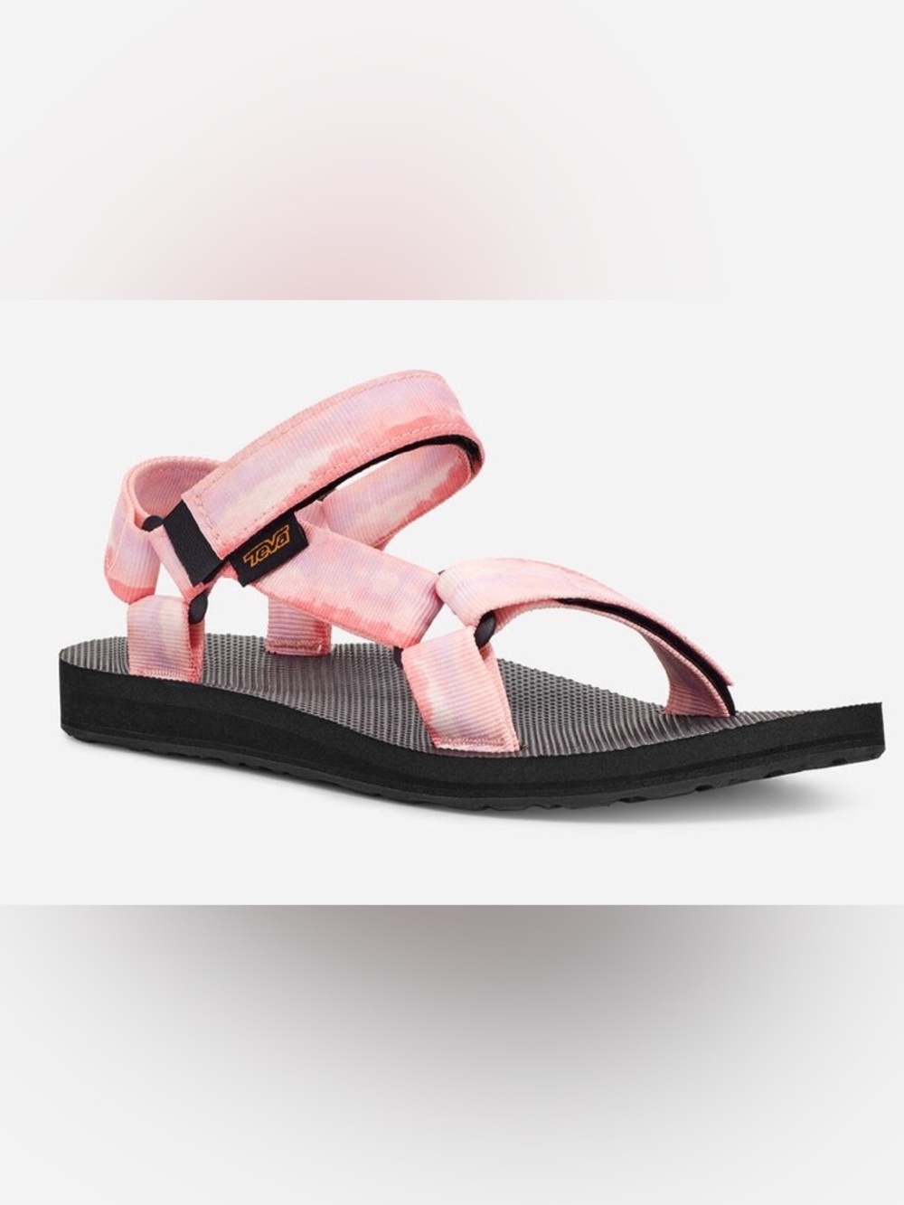 Teva Women's Original Universal Tie-Dye sandals in the Sorbet Pink colorw sz 8